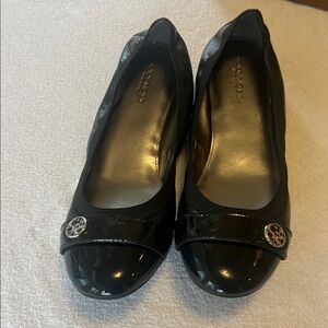 Coach Chelsey ballerina flats, black